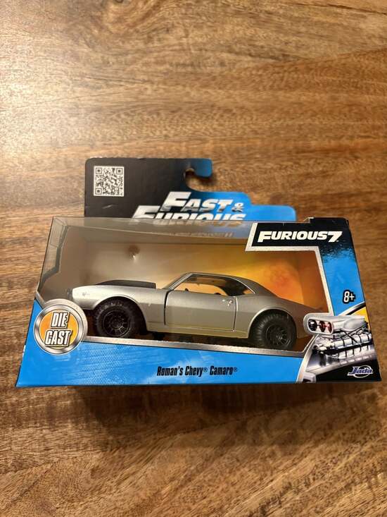 Jada Other - Jada Fast & Furious Roman's Chevy Camaro Silver Diecast Furious 7 New Box Wear
